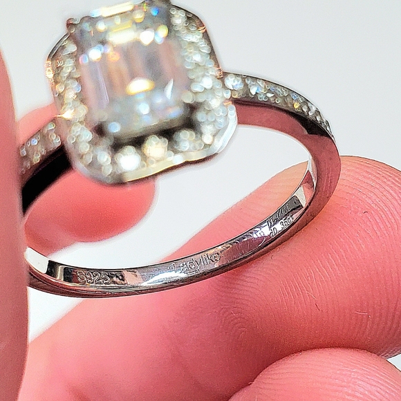 Sterling silver ring size 8.5 - Picture 5 of 8